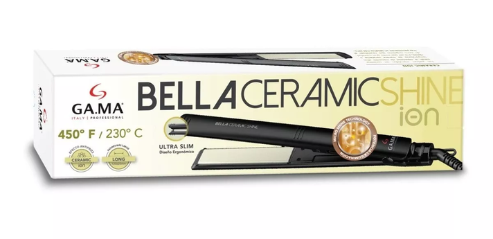 Plancha de cabello GAMA Elegance Bella Ceramic Shine Ion-1