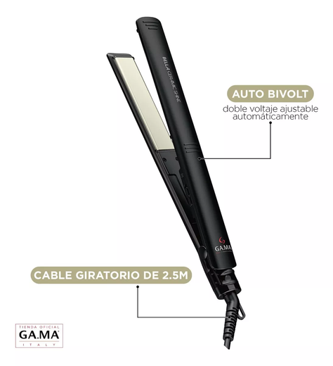Plancha de cabello GAMA Elegance Bella Ceramic Shine Ion-3
