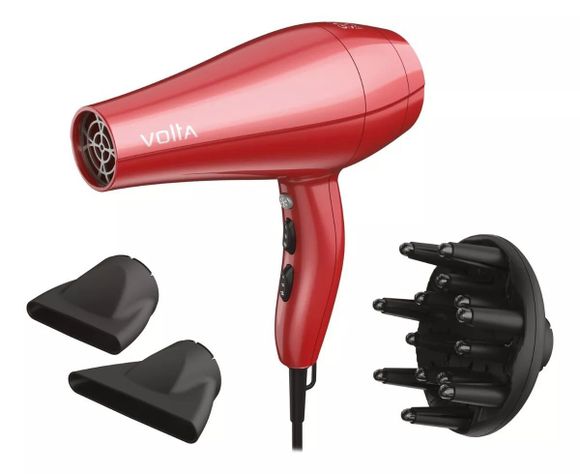 Secador De Pelo Gama Italy Ac - Volta Ion 2300w Rojo-0