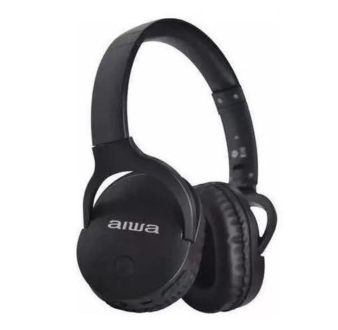 Audífonos Aiwa Aw-k11bk On-ear Bluetooth Negro 18h Microfono-1