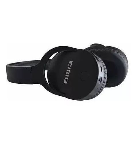 Audífonos Aiwa Aw-k11bk On-ear Bluetooth Negro 18h Microfono-3