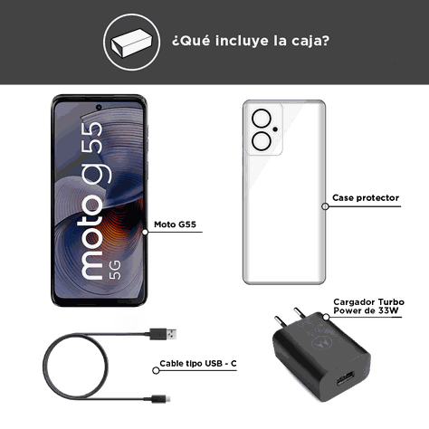 Motorola Moto G55 5G 8GB RAM 256GB Dual SIM Negro-3