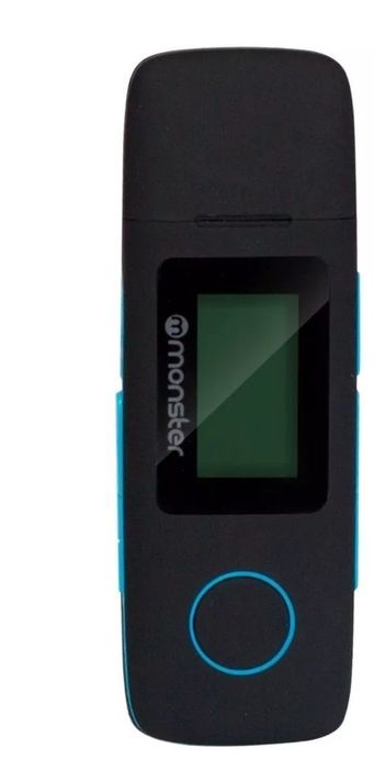 Reproductor Mp3 16gb Radio Fm Monster C/grabador De Voz Azul-3