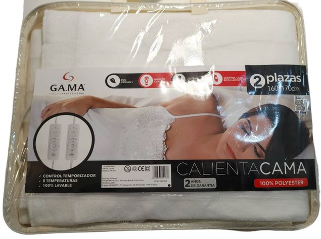 Calienta Cama 2 Plazas Gama Timer Y 8 Temperaturas 160x170cm-0