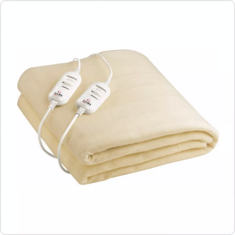 Calienta Cama Gama 2 Plazas 100% Lavable 2 Temperaturas-1
