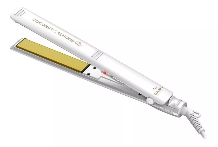 Plancha Cabello Gama Elegance Coco Almendra-4