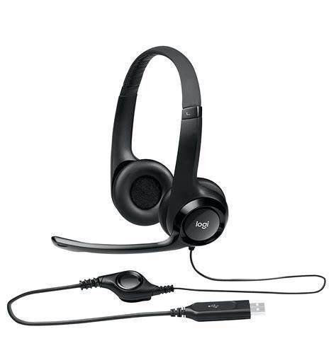 Audifonos Usb Con Supresion De Ruido Logitech H390-0
