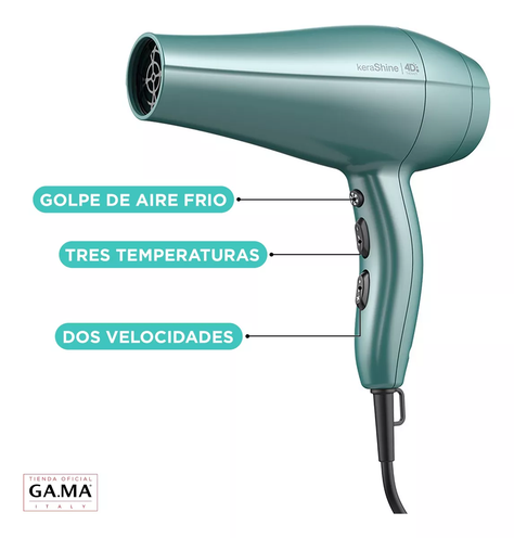 Secador De Pelo Gama Kerashine Diva 4d-1