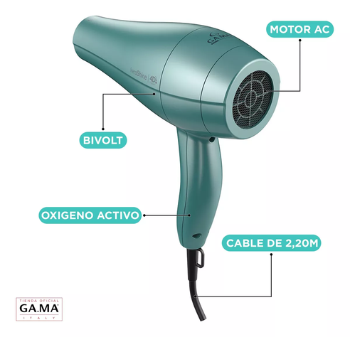 Secador De Pelo Gama Kerashine Diva 4d-3