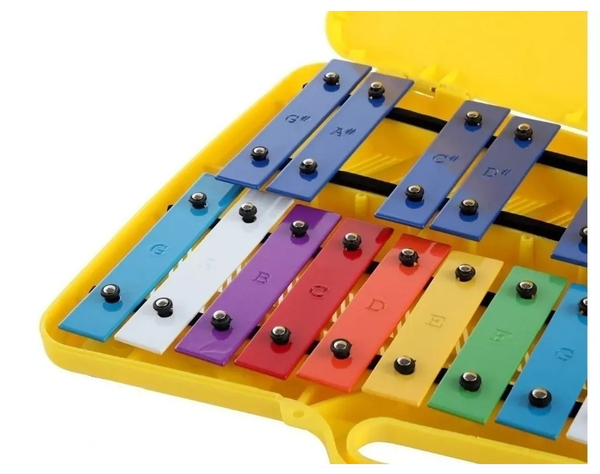 Metalófono Para Niños 25 Notas De Placas Metalicas Hendrix-3