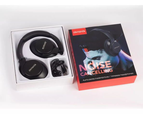 Audifonos Bluetooth Aiwa Cancelacion De Ruido Activa Knc1090-4