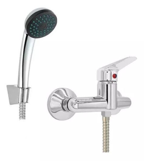 Llave Ducha Monomando Cromada -0