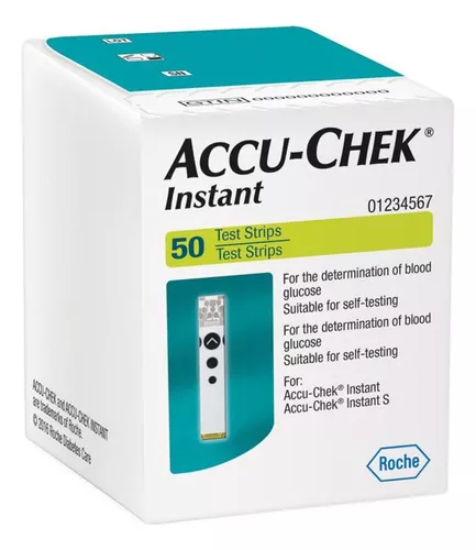 Tiras Cintas Reactivas Accu Chek Instant 50 unidades-0