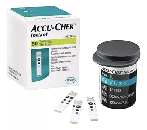 Tiras Cintas Reactivas Accu Chek Instant 50 unidades-1