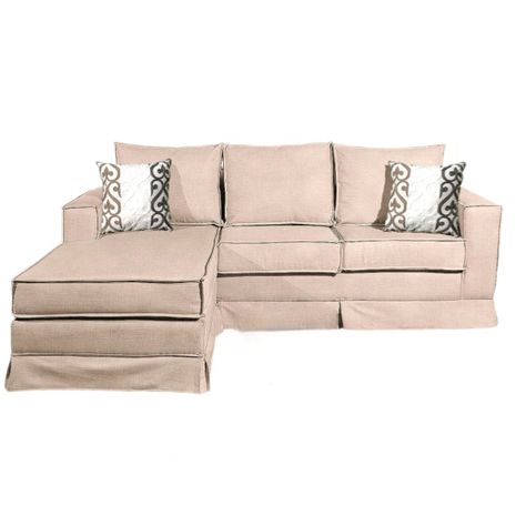 Sofa seccional inter Milano  beige resortes-0
