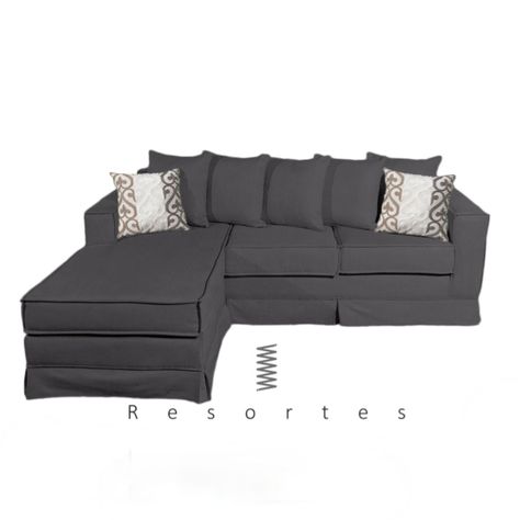 Sofa seccional inter Provenza grafito resortes-1