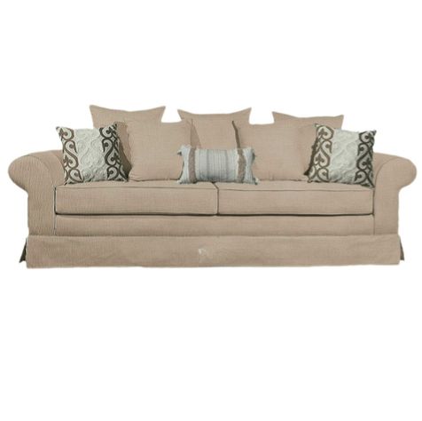 Sofa  Mambo premium con resortes  pocket  color beige  modelo  Mambo-0