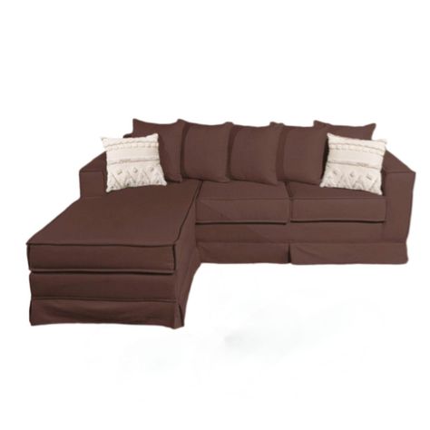 Sofa seccional inter Provenza café resortes-0