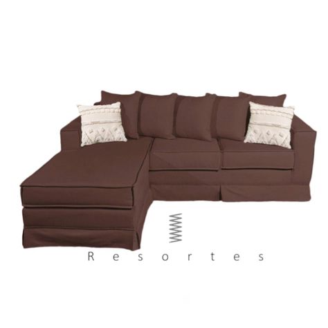 Sofa seccional inter Provenza café resortes-1