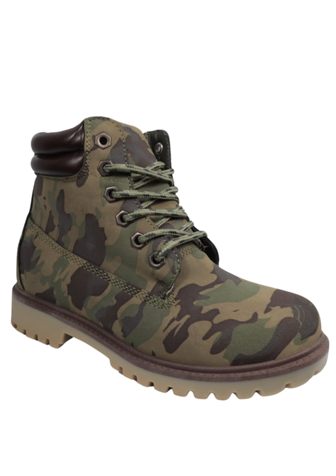 BOTINES CASUALES PARA MUJER CAMUFLAJE-0