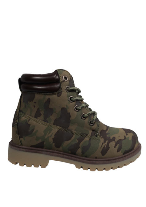 BOTINES CASUALES PARA MUJER CAMUFLAJE-1
