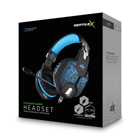 Audifonos Gamer Premiun con Microfono Azul-1