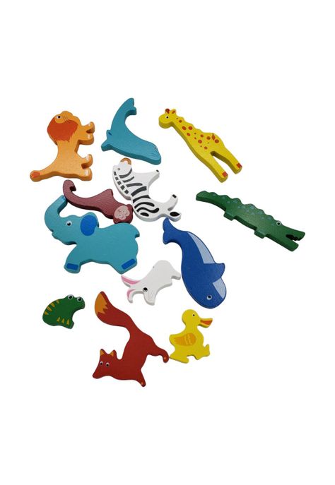 Puzzle Relieve Animales Salvajes 17*17cm-1