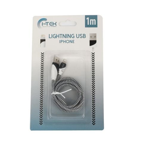 Cable Trenzado USB a Lightning 1m-0