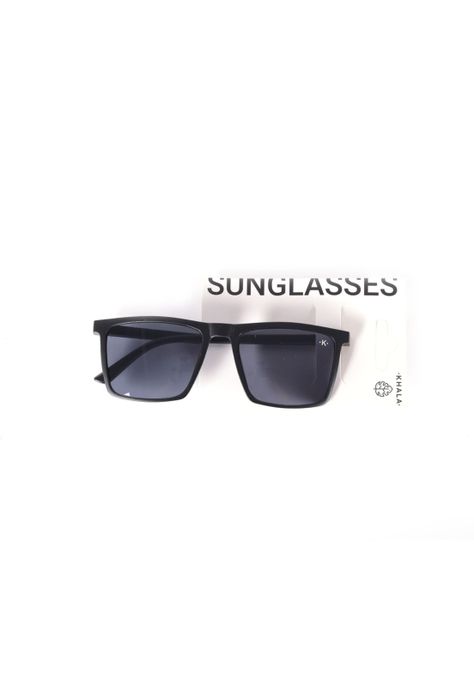 Lentes De Sol Cuadrado Negro Uv400-1