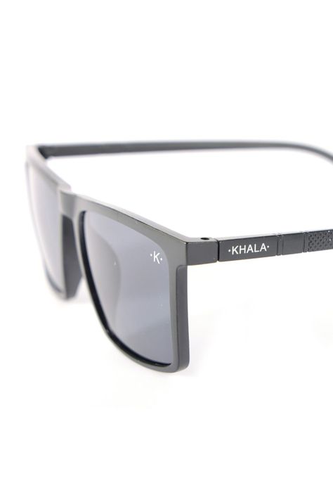 Lentes De Sol Cuadrado Negro Uv400-2