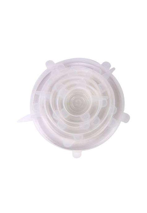 Set Tapas de Silicona Ajustables Reutilizables (6u)-1
