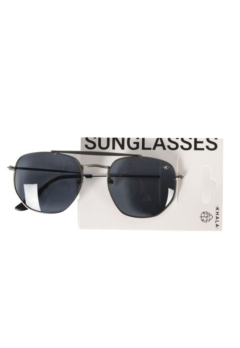 Lentes De Sol Aviador Negro Uv400-1