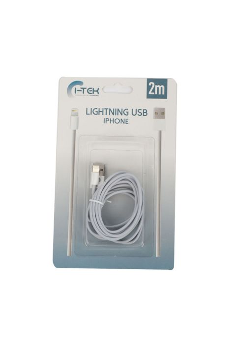 Cable USB a Lightning 2m-0
