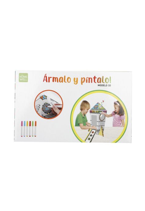 Cohete Para Armar y Pintar 40*26.7*38cm-0