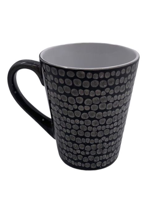 Tazon Loza Negro Diseño 415ml-1