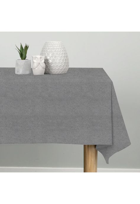 Mantel de Algodón 160*160cm Gris-0