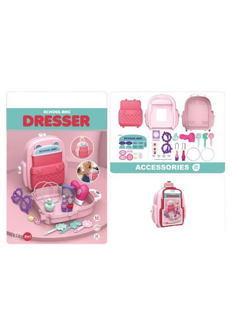 juguete mochila set de peluquería -3