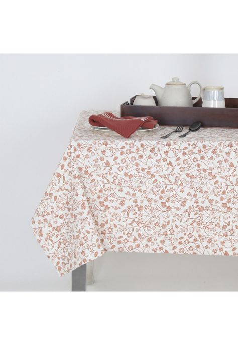 Mantel de algodón  160*160cm Blanca-0