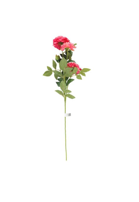 Flor Boton De Oro Artificial Rojo *4 69Cm-0