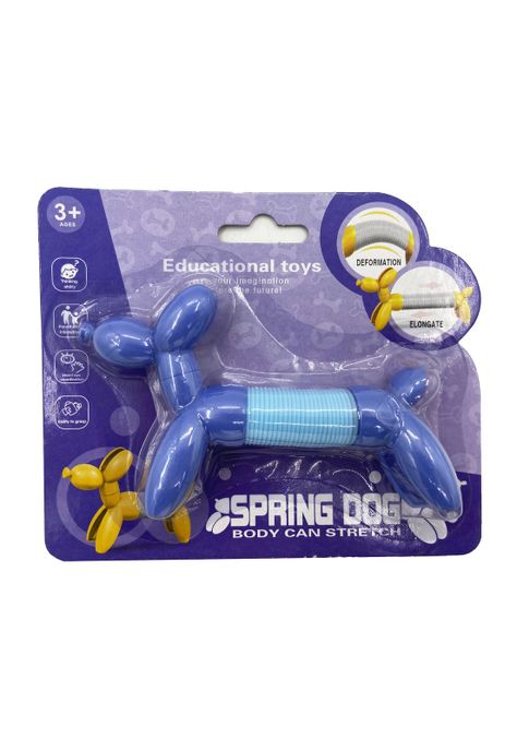 Perro Resorte Morado-0