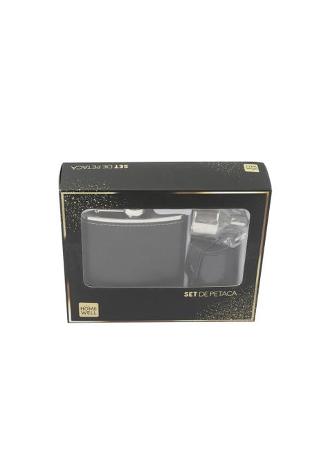 Set Petaca 200ml con 4 Vasos y Embudo-4