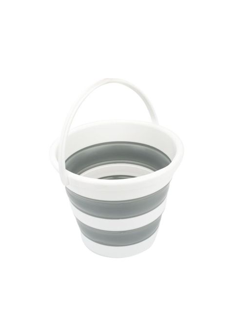 Cubeta Balde Plegable Portátil de Silicona 10L-0