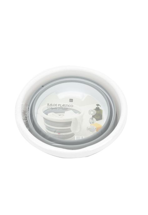 Cubeta Balde Plegable Portátil de Silicona 10L-1