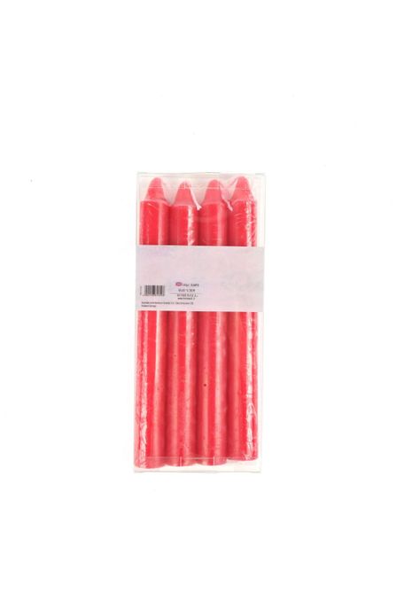 Vela Roja 20Cm (4u)-0