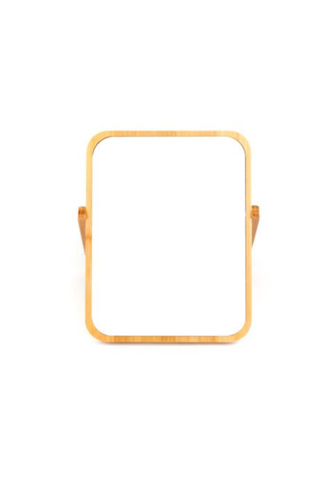 Espejo rectangular marco bambú 23*18cm-0