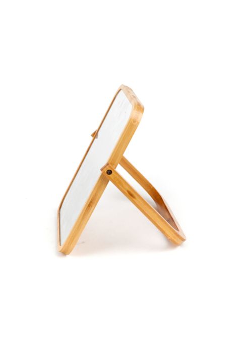 Espejo rectangular marco bambú 23*18cm-3