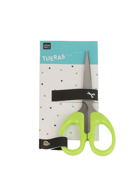 Tijeras de Oficina Verde 13.7cm-0
