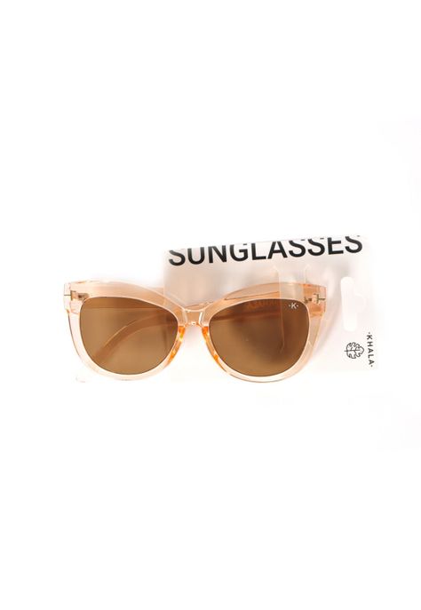 Lentes De Sol Mariposa Café Uv400-1