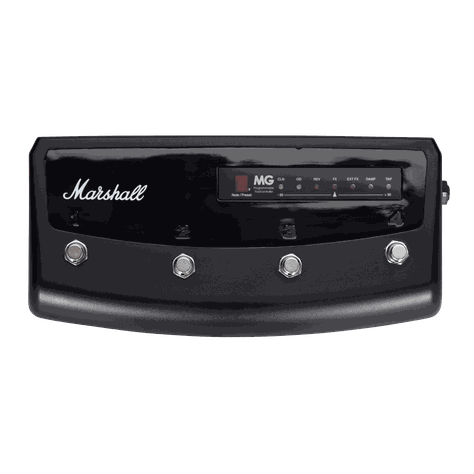 Pedal 4 botones para modelos MGFX PEDL-90008 - Marshall-0