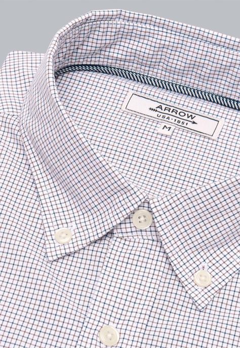 Camisa Cuadros Manga Larga Arrow CM31005CA-4